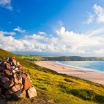 Woolacombe Beach looking towards Putsborough and Baggy Point